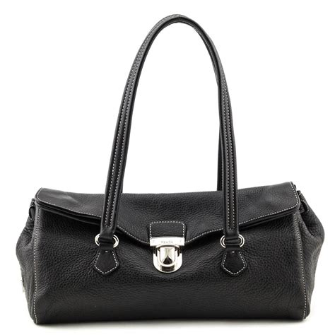 prada black pirse|prada black purse used.